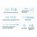 WiFi 6 Mesh-маршрутизатор 2.5G Cudy WR3000H дводіапазонний AX3000