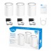 Маршрутизатор WiFi Mesh-система WiFi 6 2.5G Cudy M3000 V2.0 White (3-Pack) 3 штуки дводіапазонні AX3000