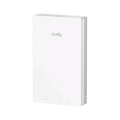 Точка доступу настінна WiFi 6 Cudy AP3000 Wall з підтримкою Mesh дводіапазонна гігабітна AX3000